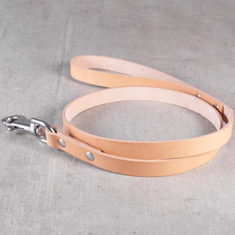 HX110-Hundeleine aus robustem Leder mit Name